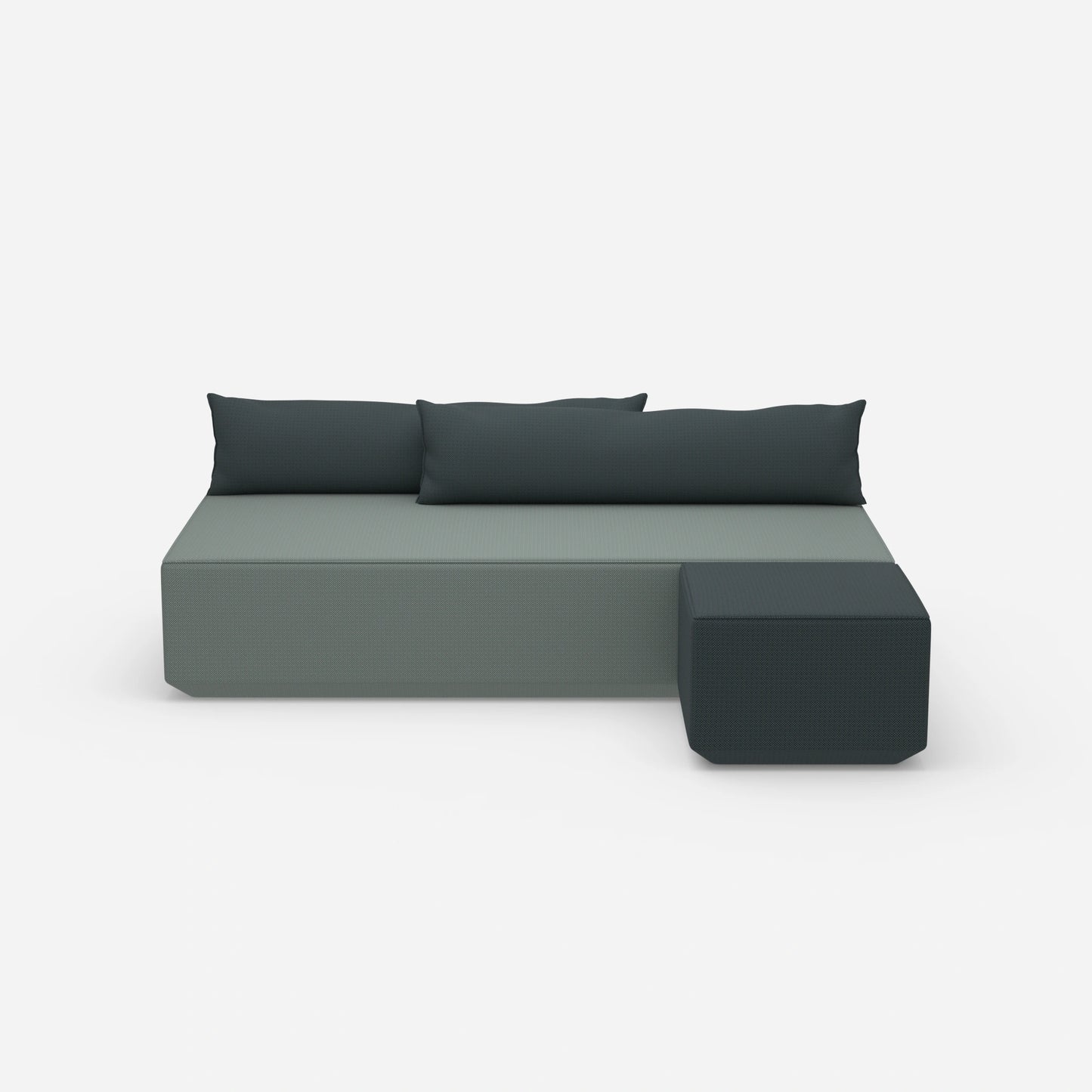 Schlafsofa 2m breit von vorne
