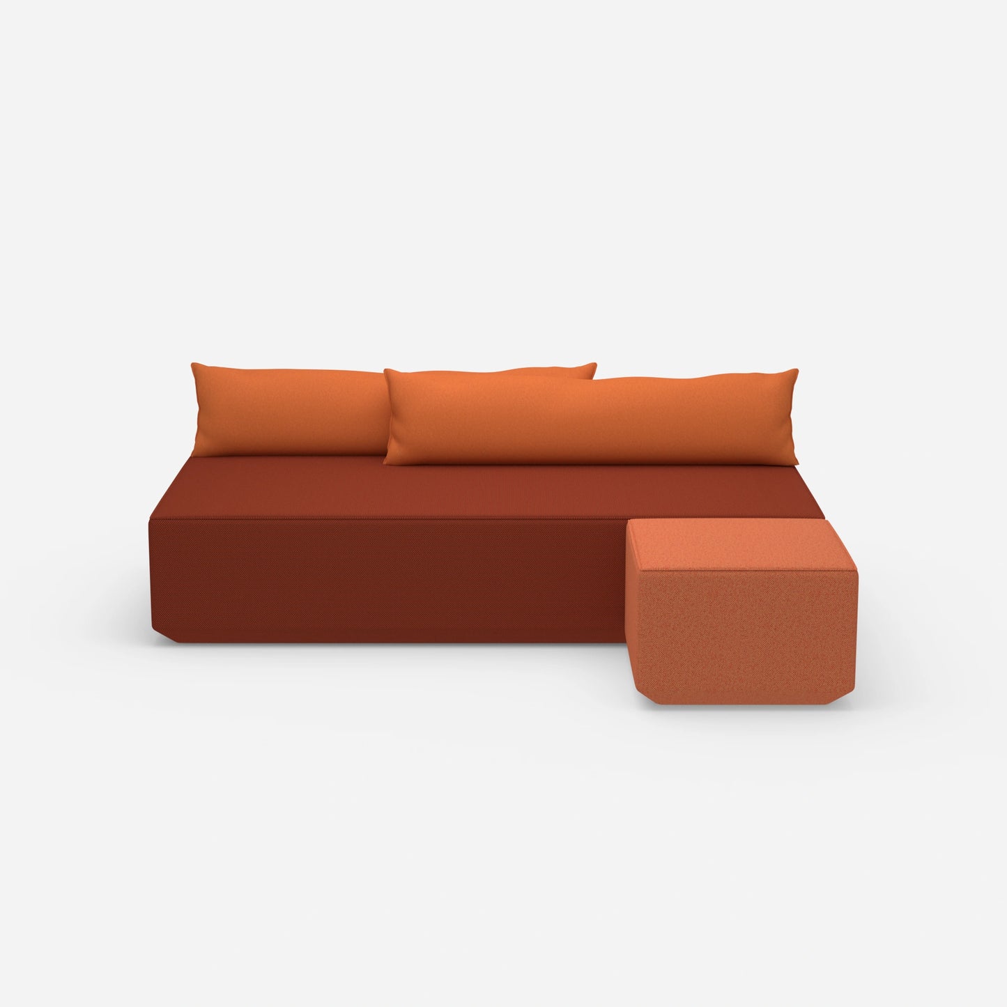Schlafsofa 2m breit von vorne