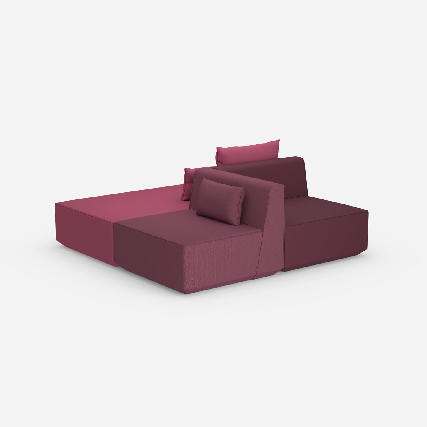 Schlafsofa Büro von hinten