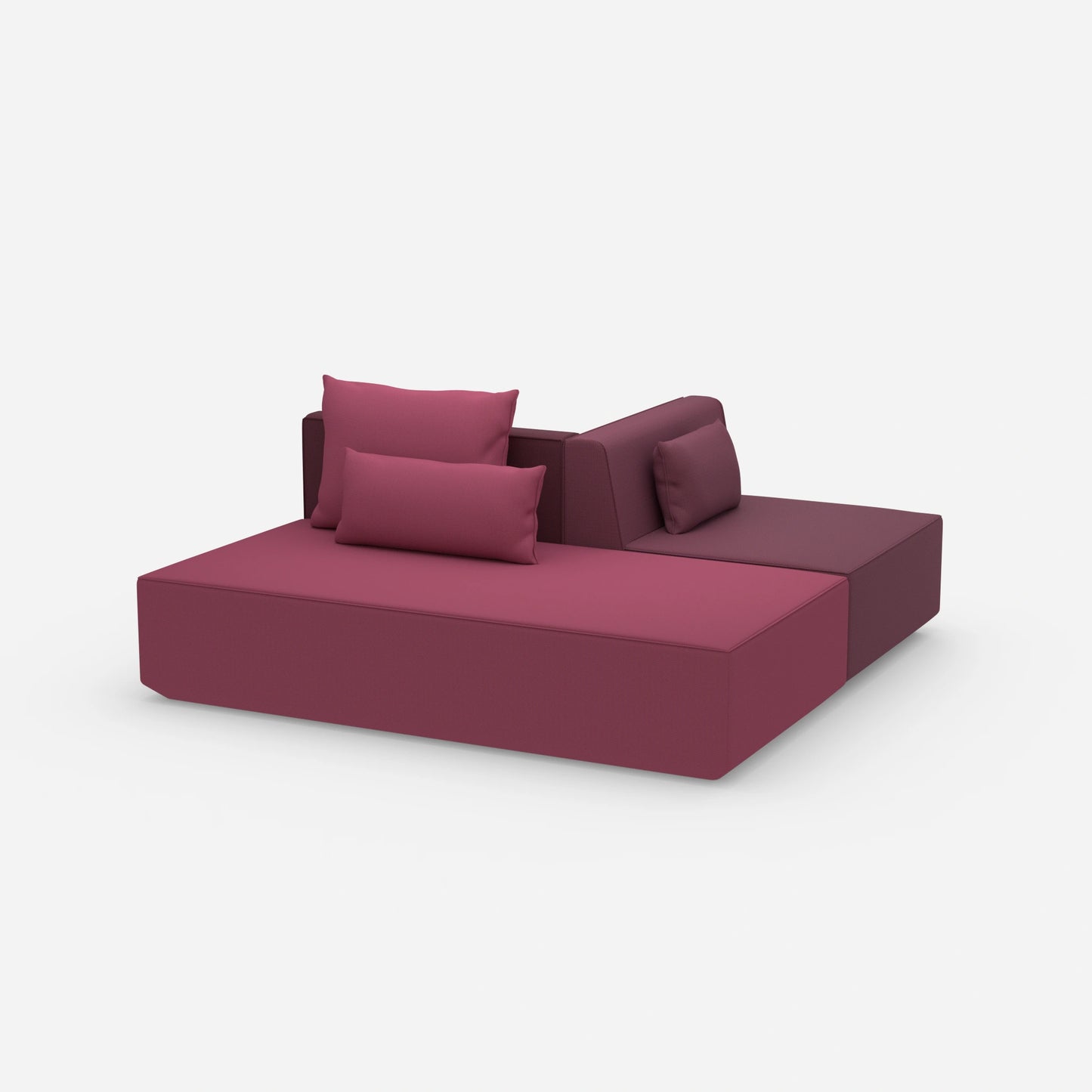 Schlafsofa Büro von der Seite
