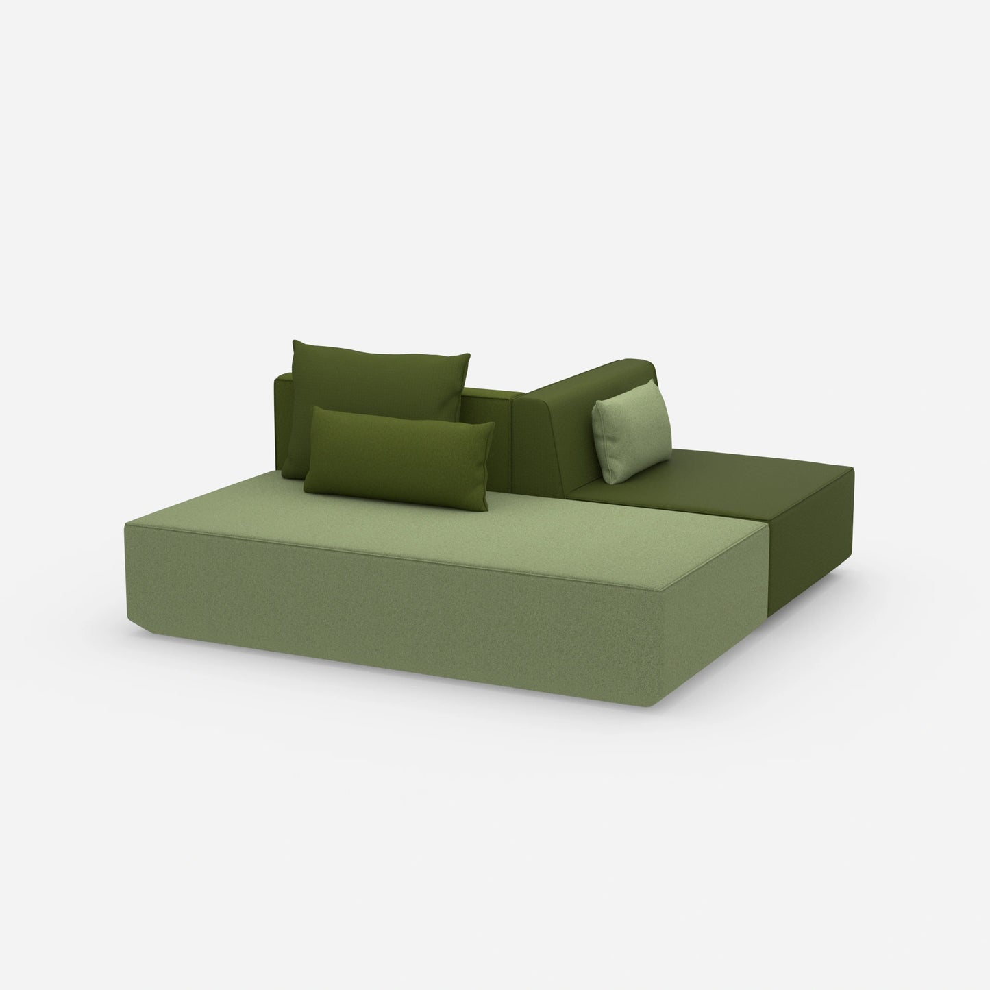 Schlafsofa Büro von der Seite