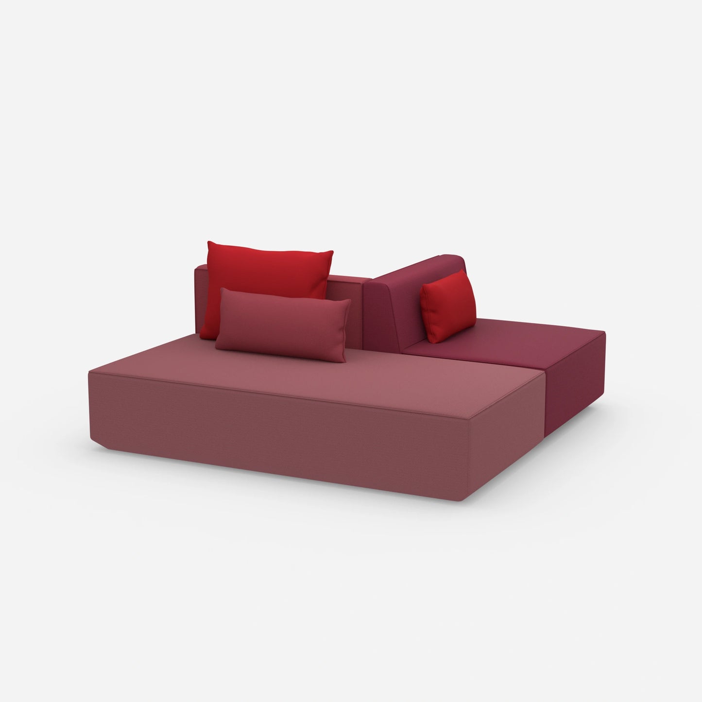 Schlafsofa Büro von der Seite
