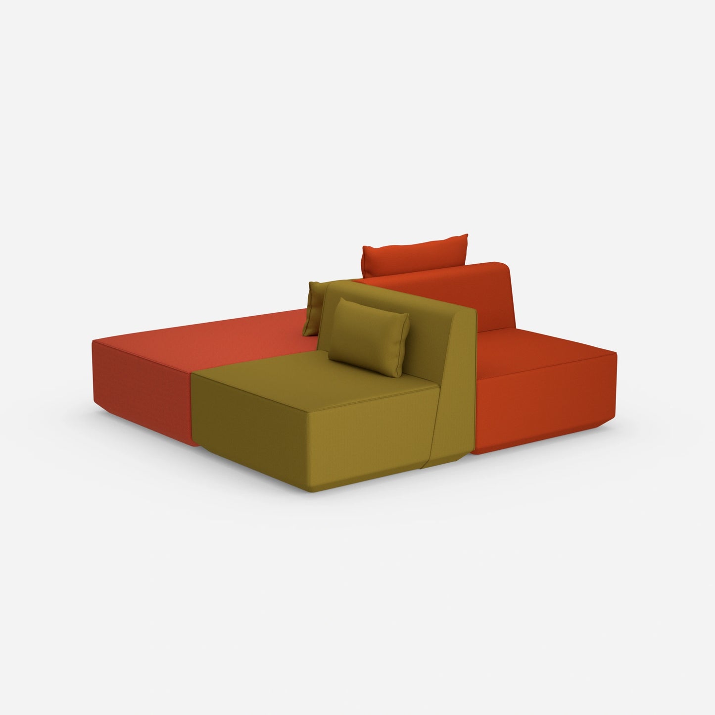 Schlafsofa Büro von hinten