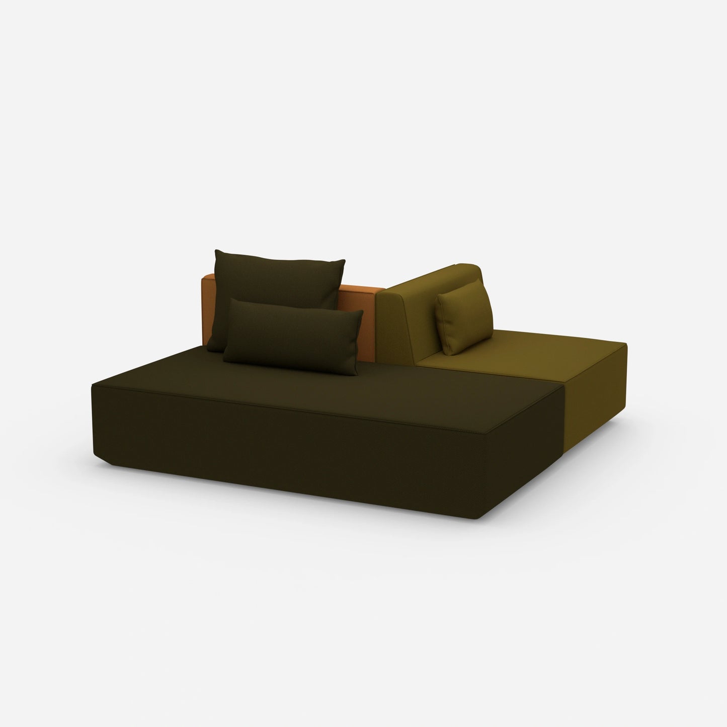 Schlafsofa Büro von der Seite