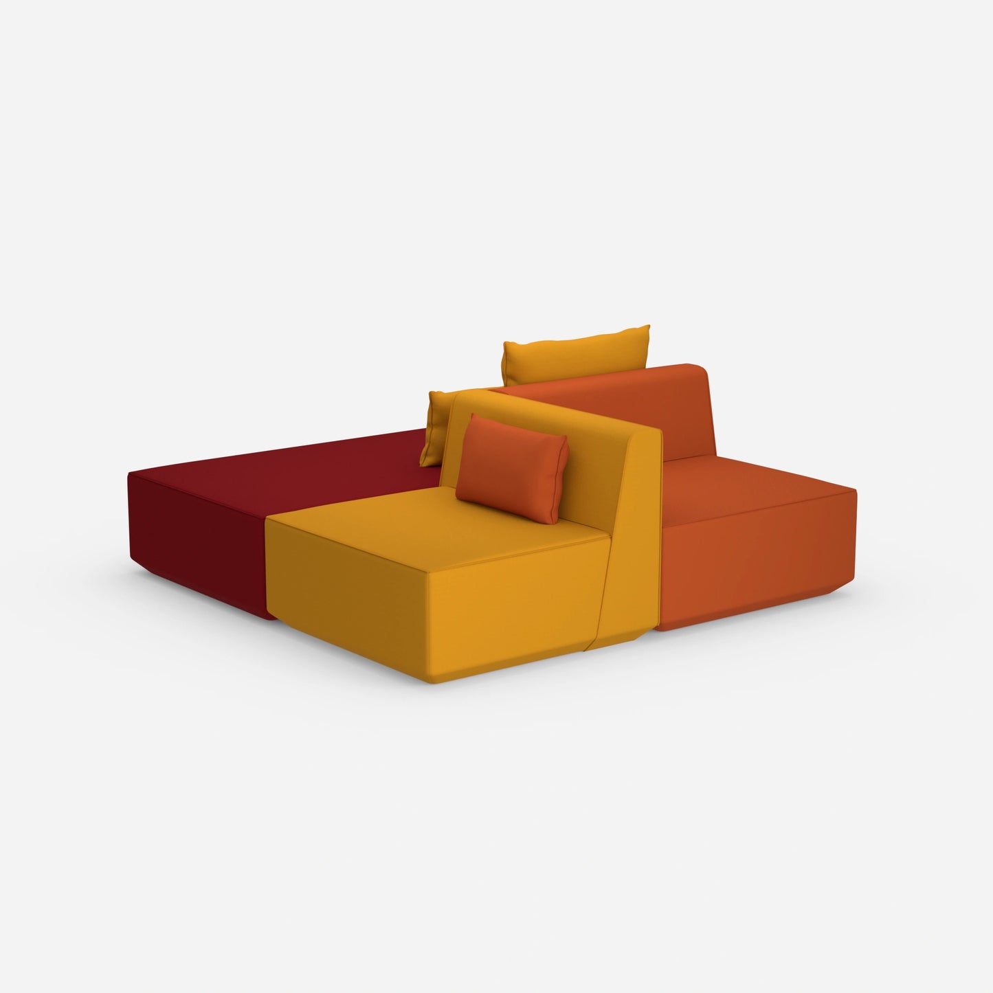 Schlafsofa Büro von hinten