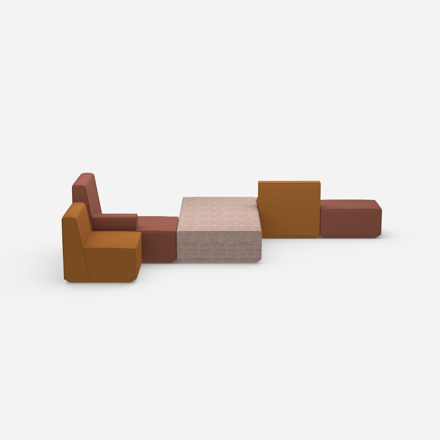 Schlafsofa bunt von vorne