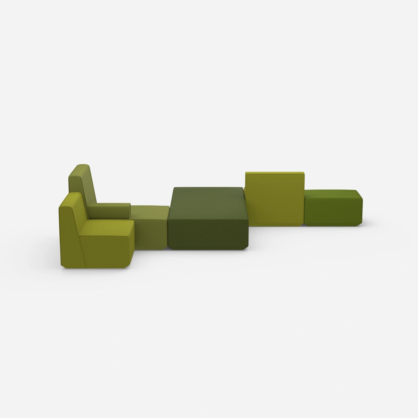 Schlafsofa bunt von vorne