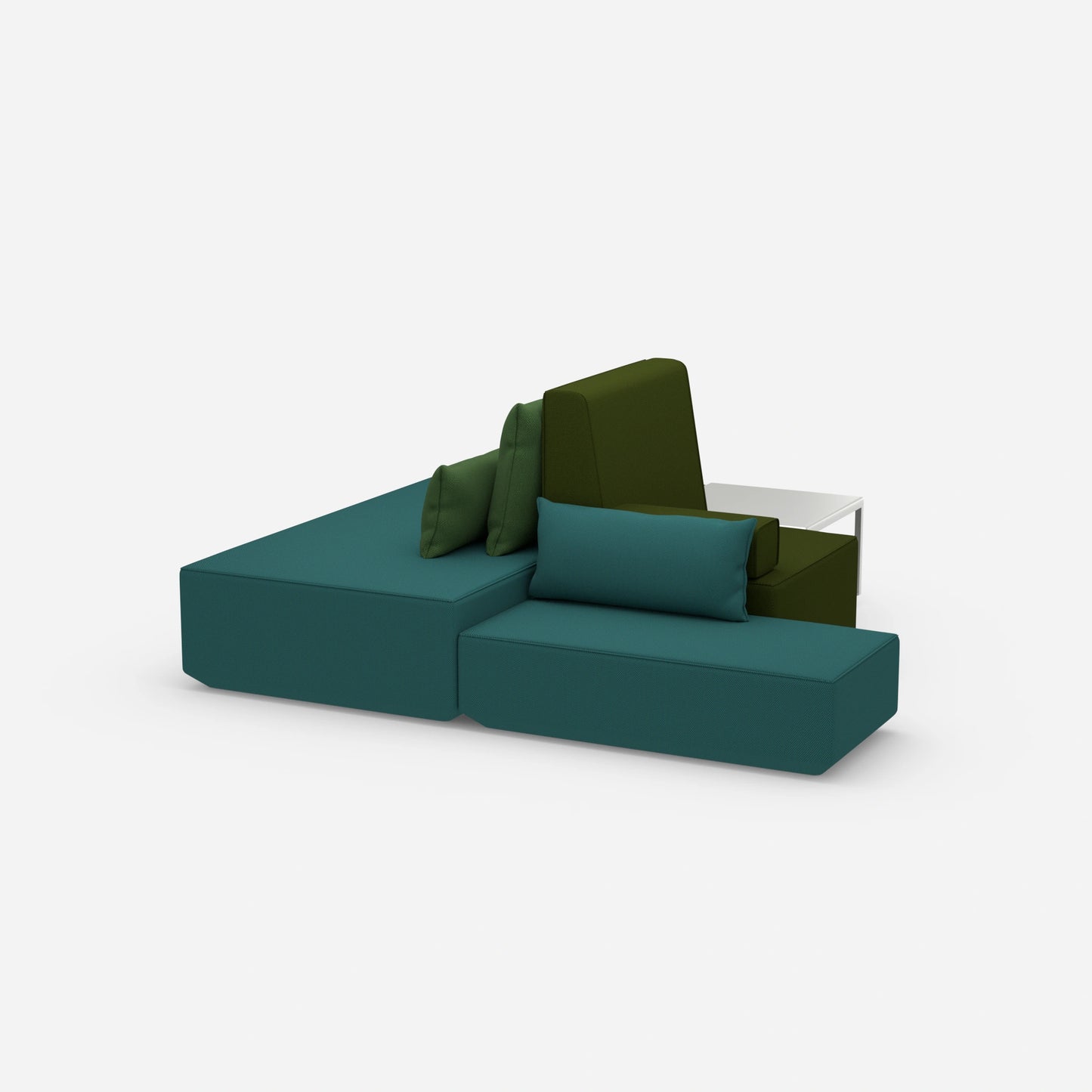 Schlafsofa Designer von der Seite