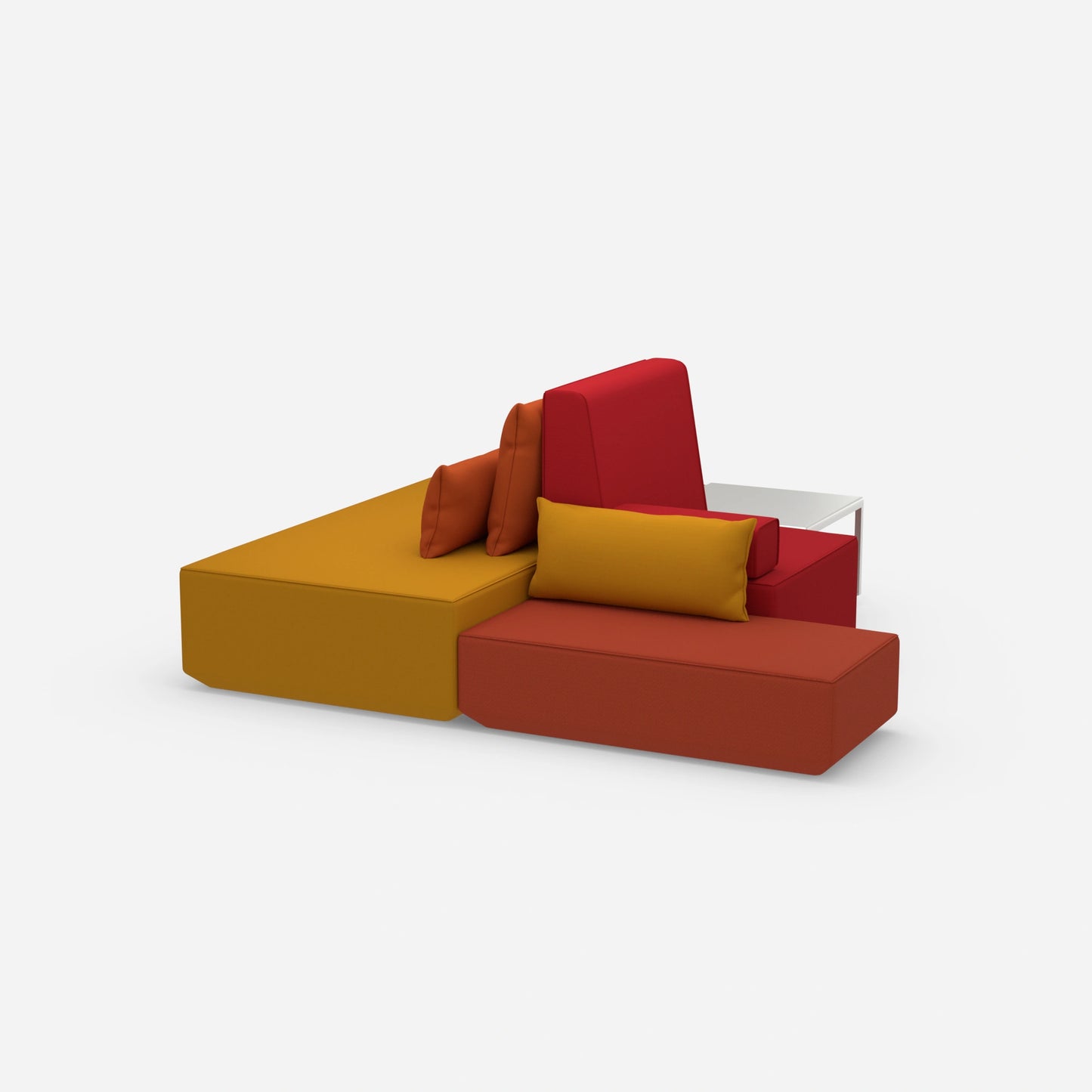 Schlafsofa Designer von der Seite