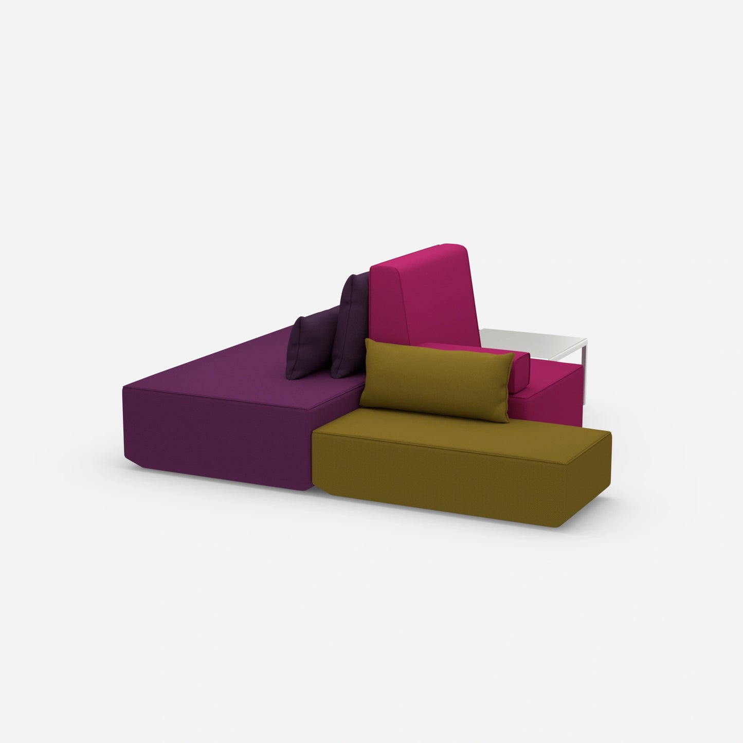 Schlafsofa Designer von der Seite