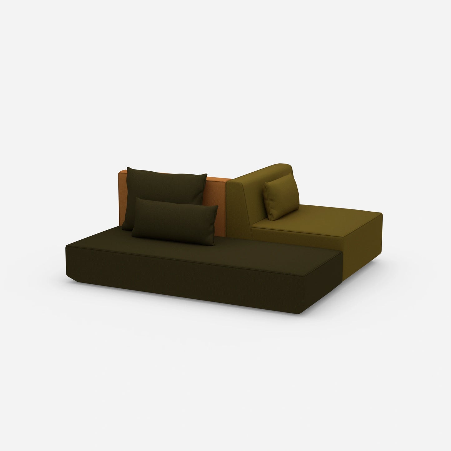 Schlafsofa einfach von der Seite