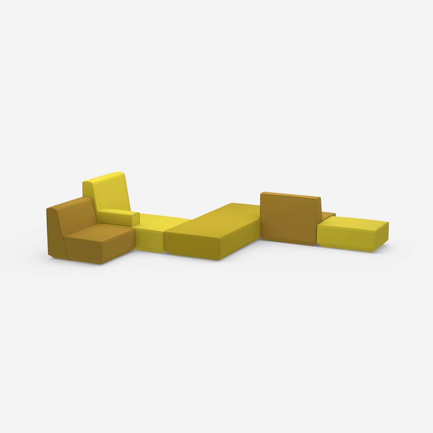 Schlafsofa groß von der Seite
