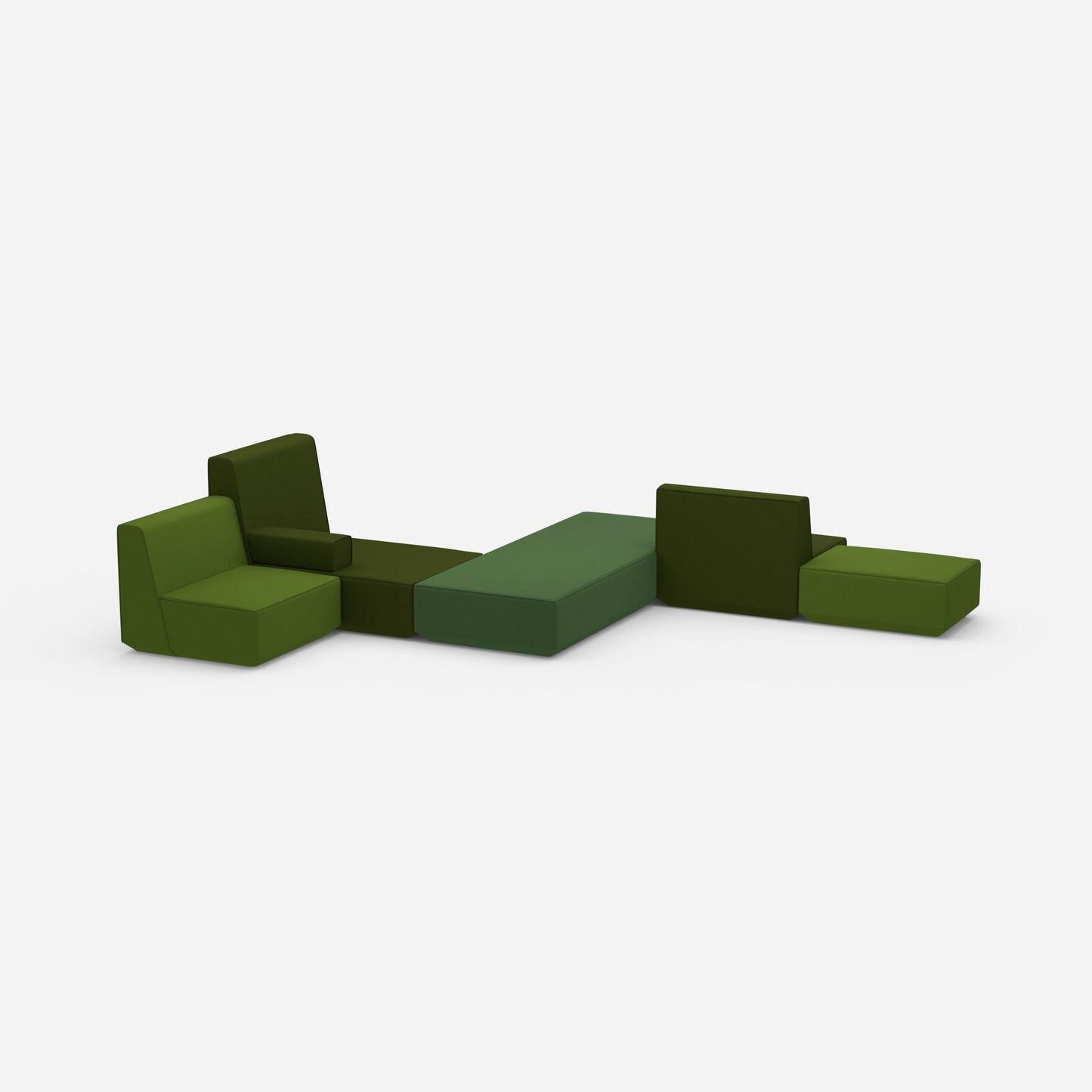 Schlafsofa groß von der Seite