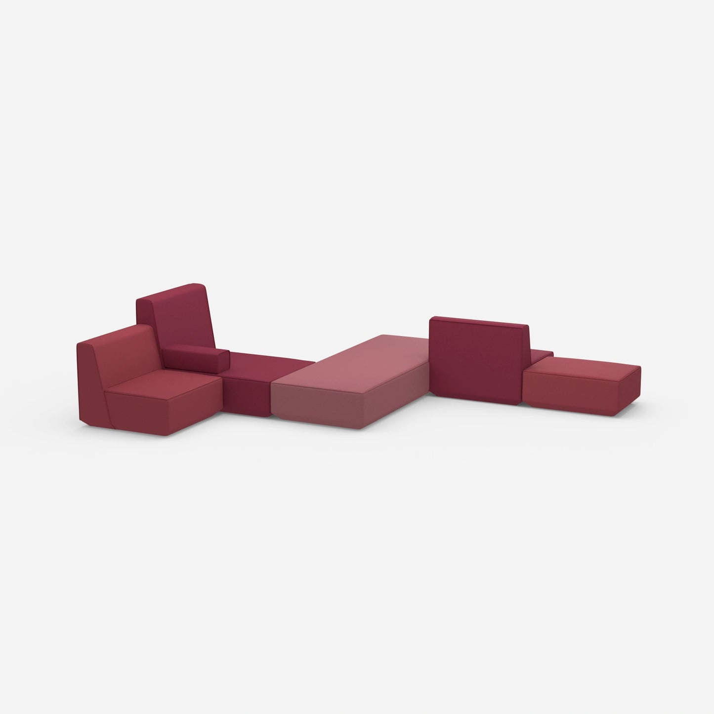 Schlafsofa groß von der Seite