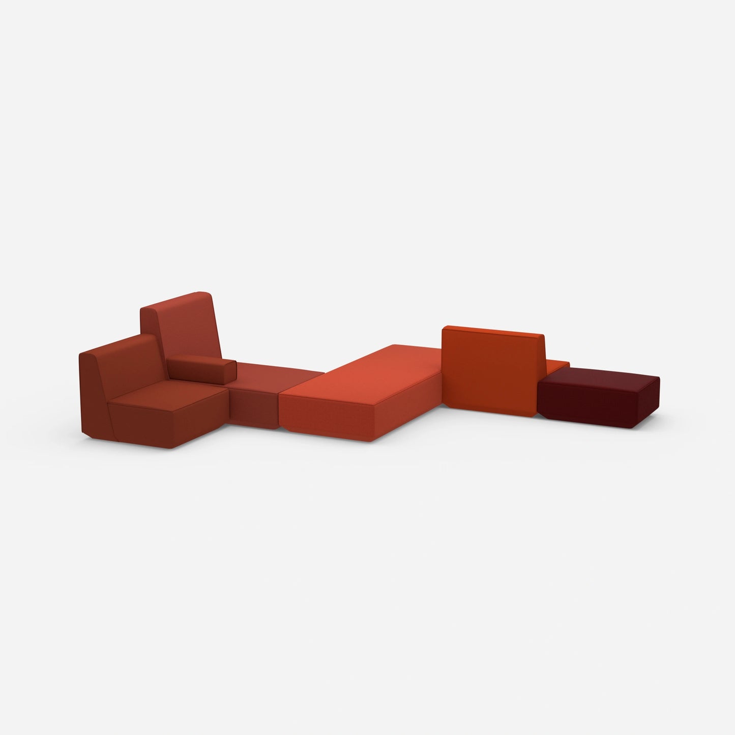 Schlafsofa groß von der Seite