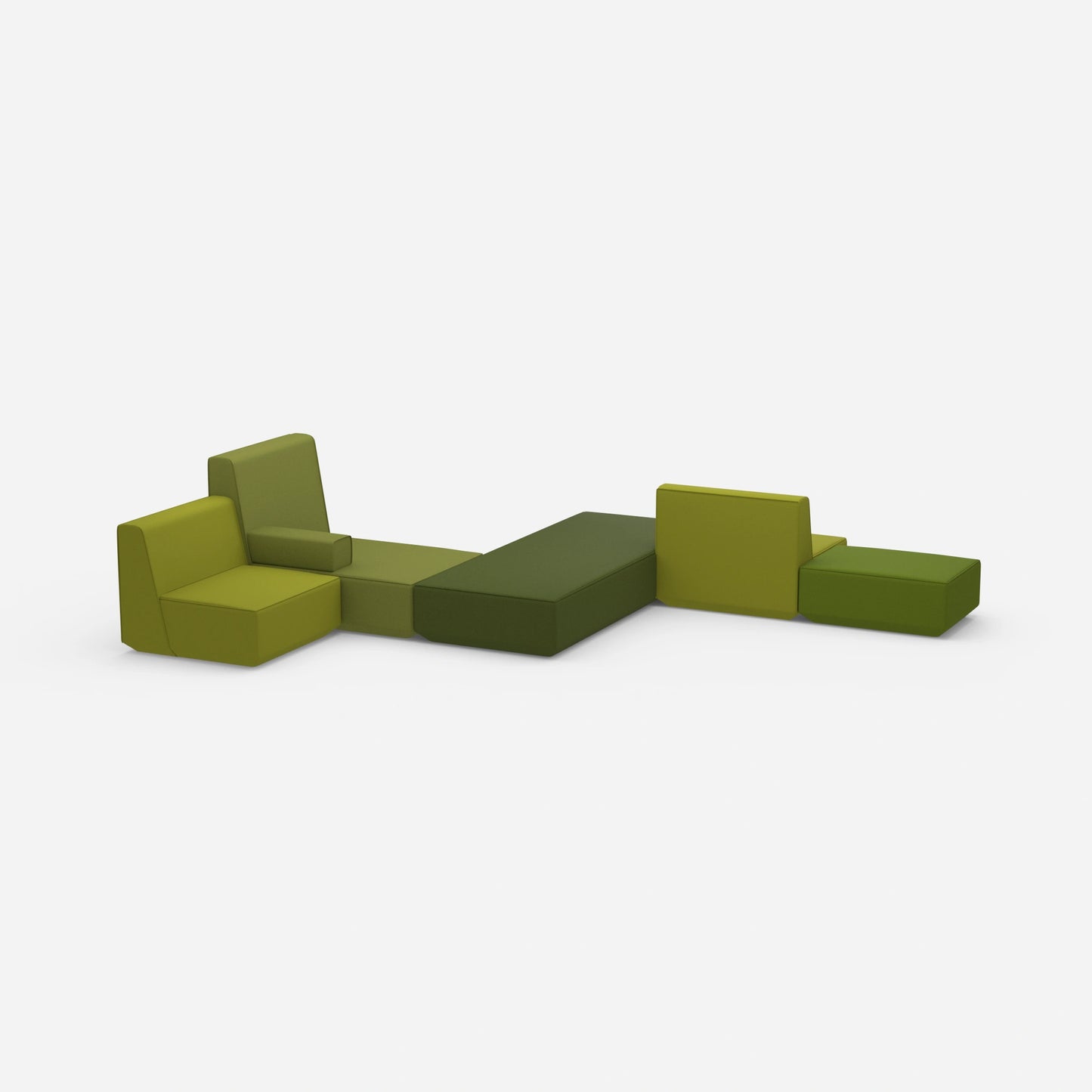 Schlafsofa groß von der Seite