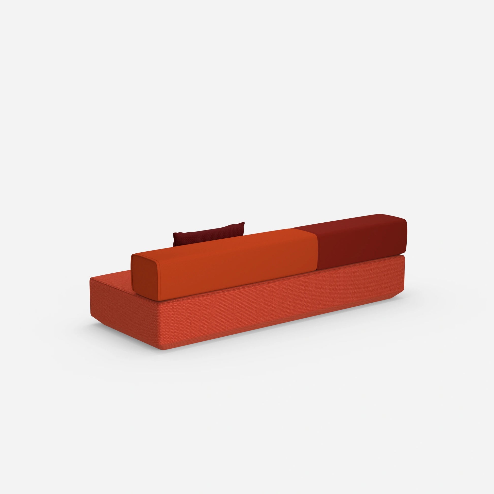 Schlafsofa Hocker von hinten