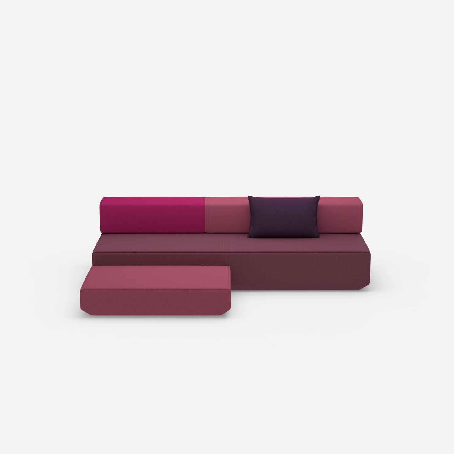 Schlafsofa Hocker von vorne