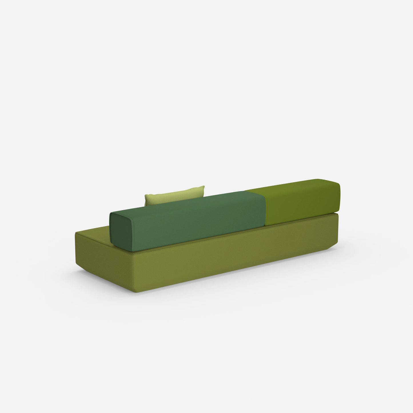 Schlafsofa Hocker von hinten