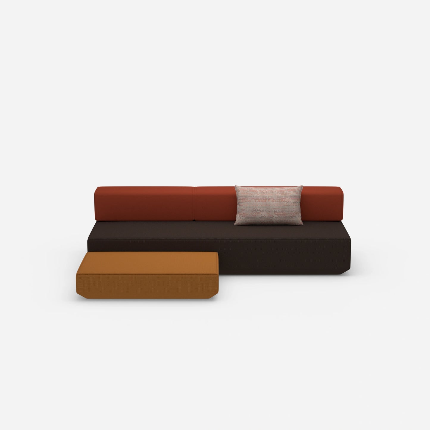 Schlafsofa Hocker von vorne