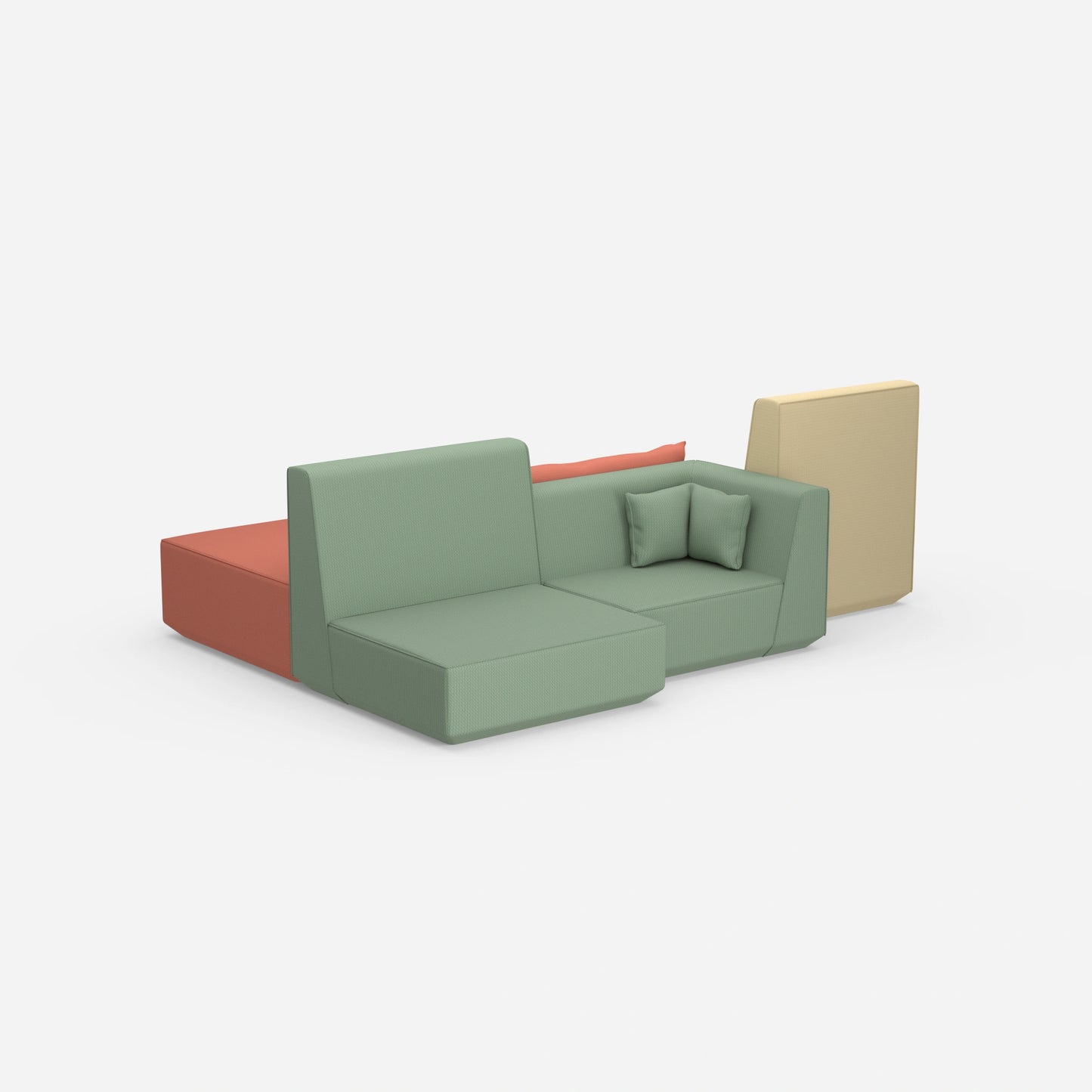 Schlafsofa kleiner Raum von hinten