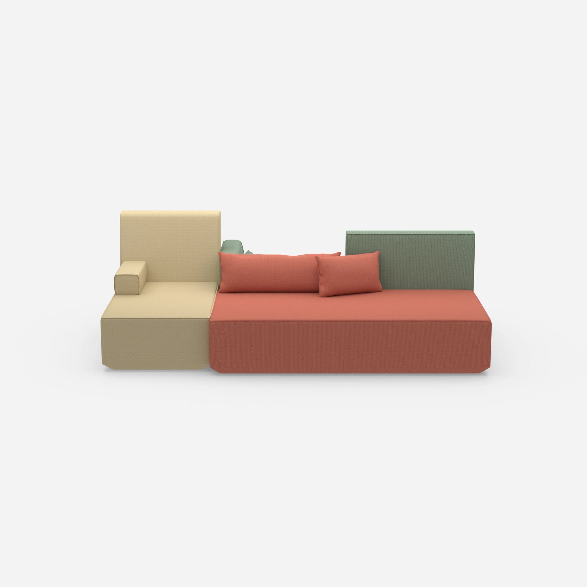 Schlafsofa kleiner Raum von vorne