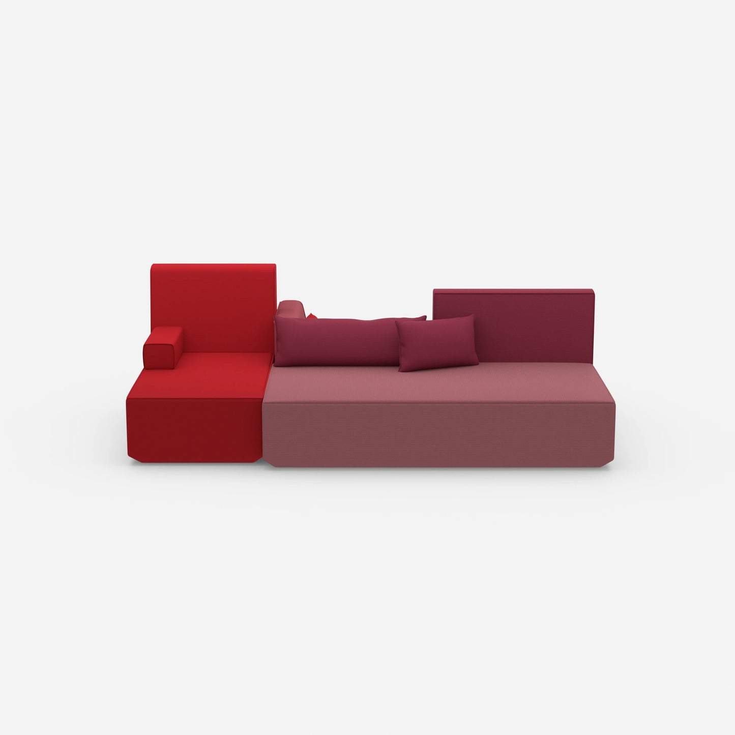 Schlafsofa kleiner Raum von vorne