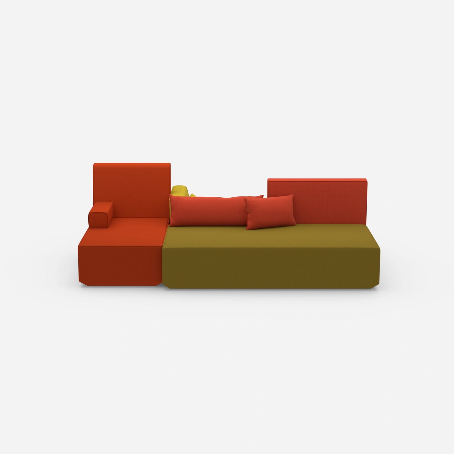 Schlafsofa kleiner Raum von vorne