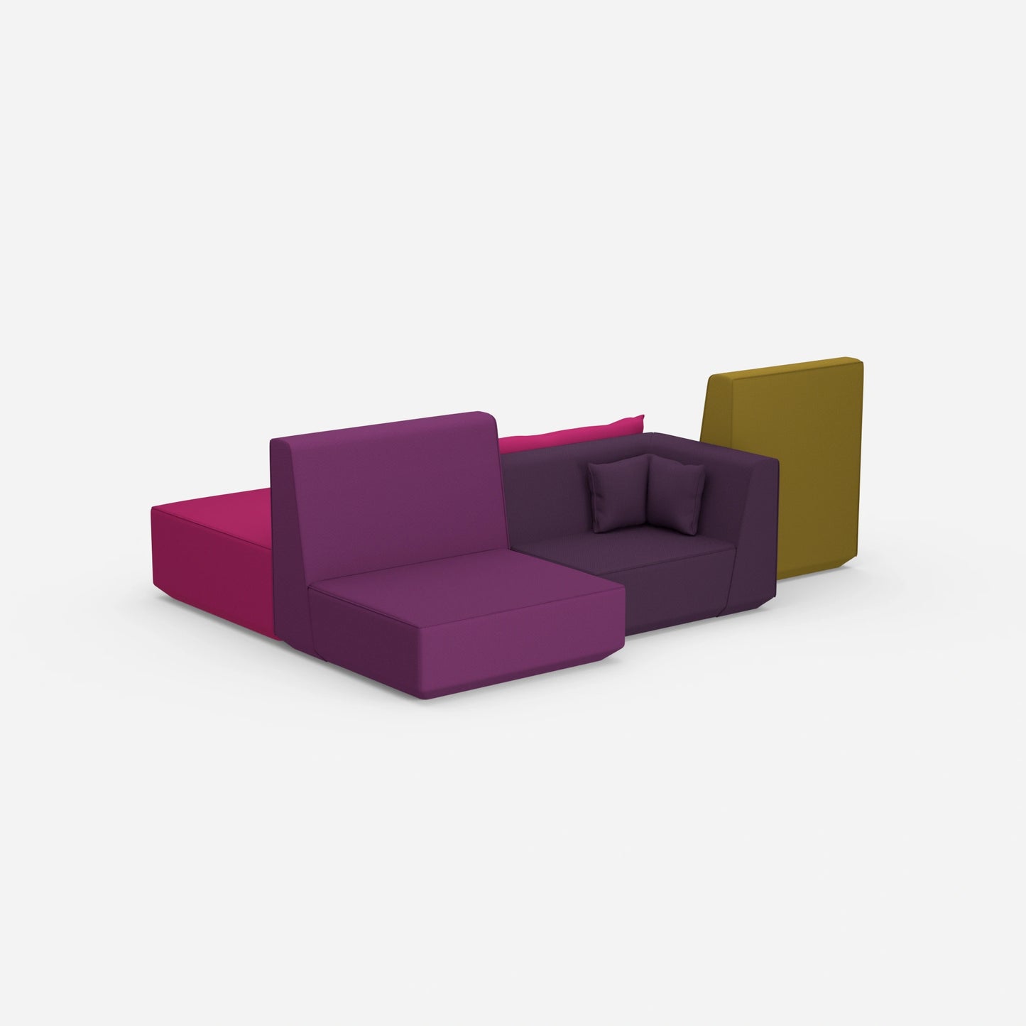 Schlafsofa kleiner Raum von hinten