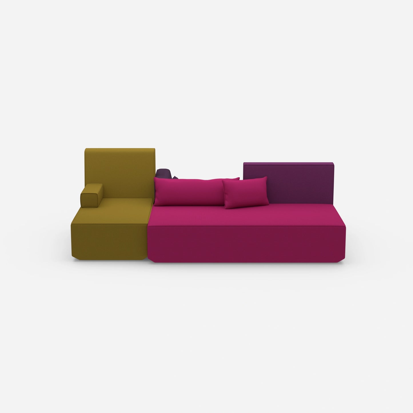 Schlafsofa kleiner Raum von vorne