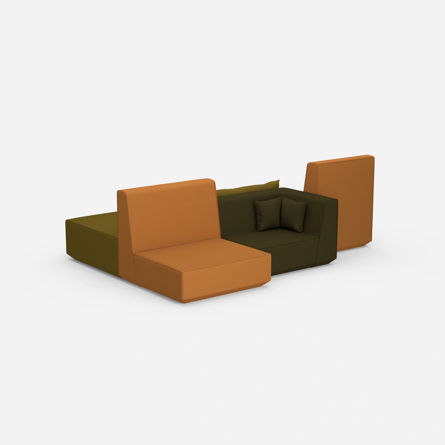 Schlafsofa kleiner Raum von hinten