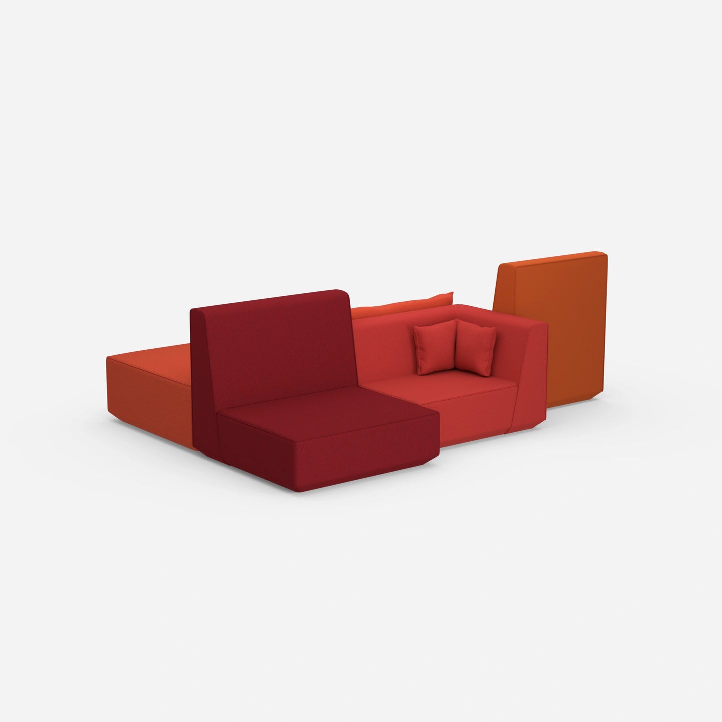 Schlafsofa kleiner Raum von hinten