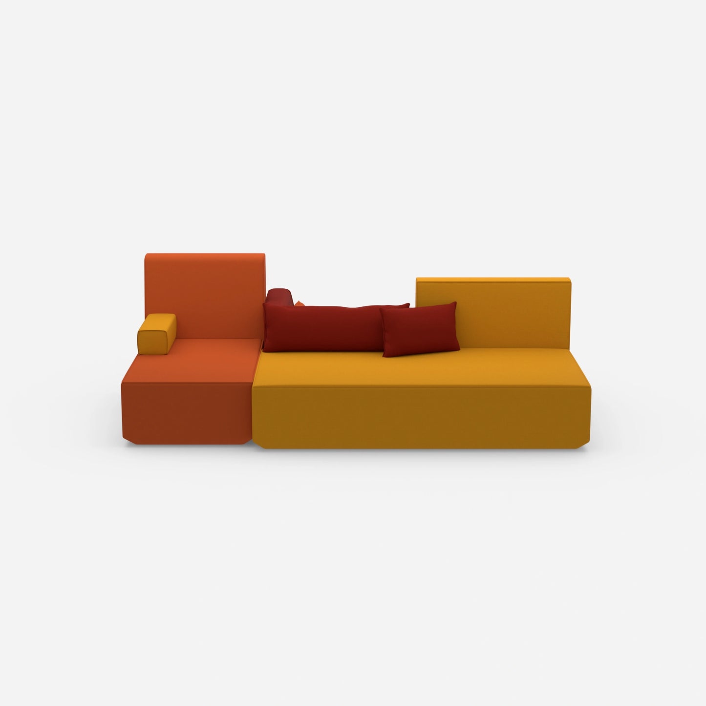 Schlafsofa kleiner Raum von vorne
