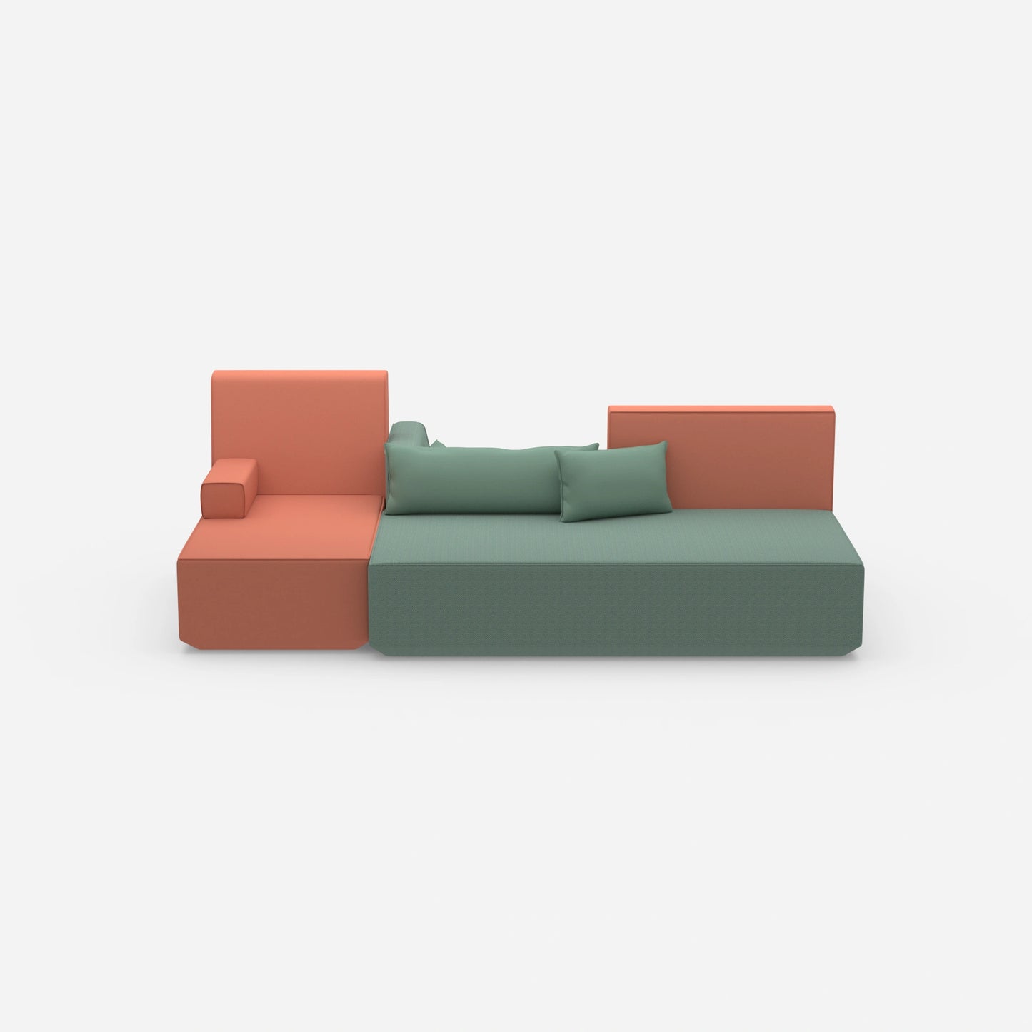 Schlafsofa kleiner Raum von vorne