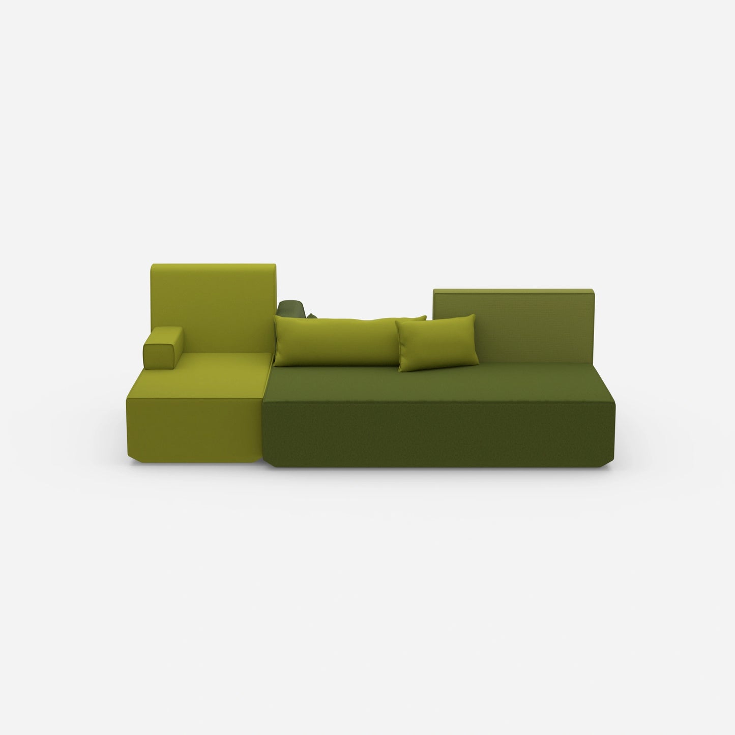 Schlafsofa kleiner Raum von vorne