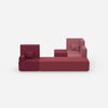 Schlafsofa L Form klein von vorne