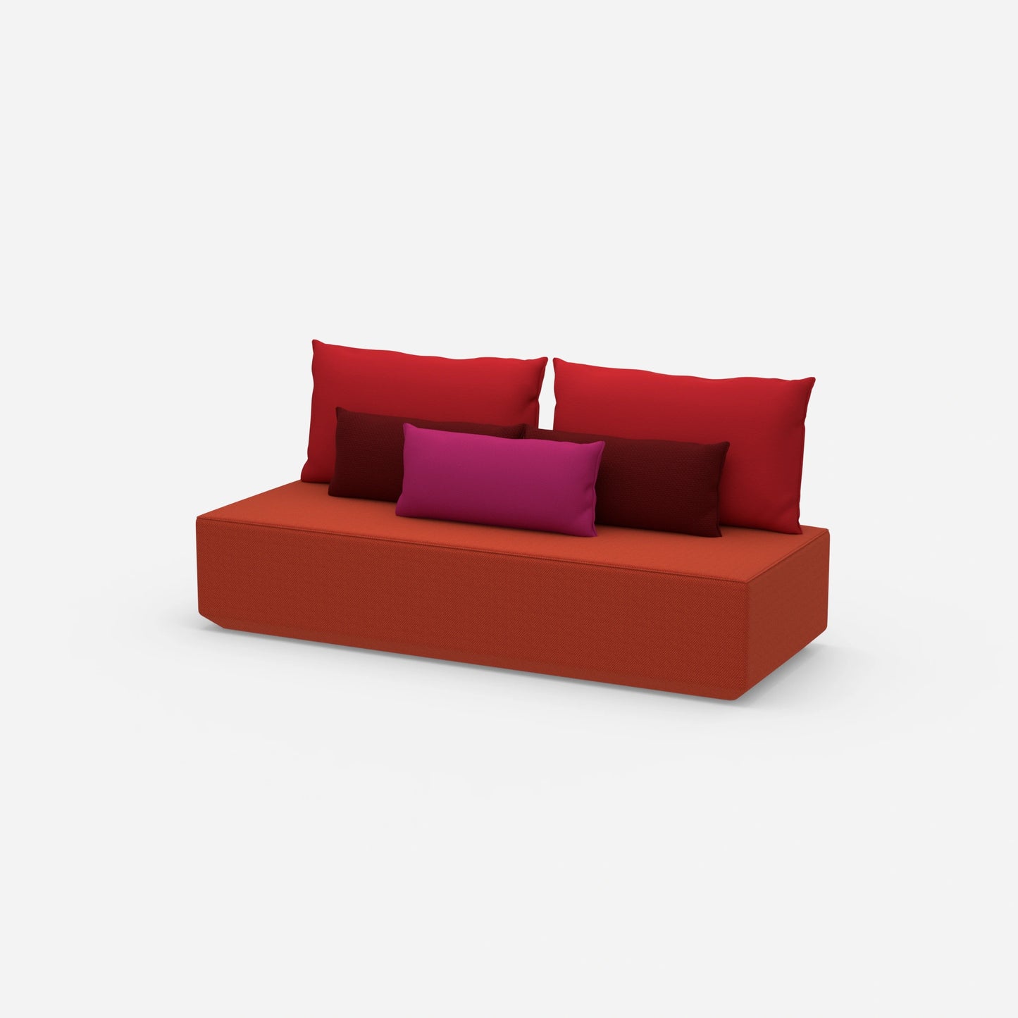 Schlafsofa Längsschläfer von der Seite