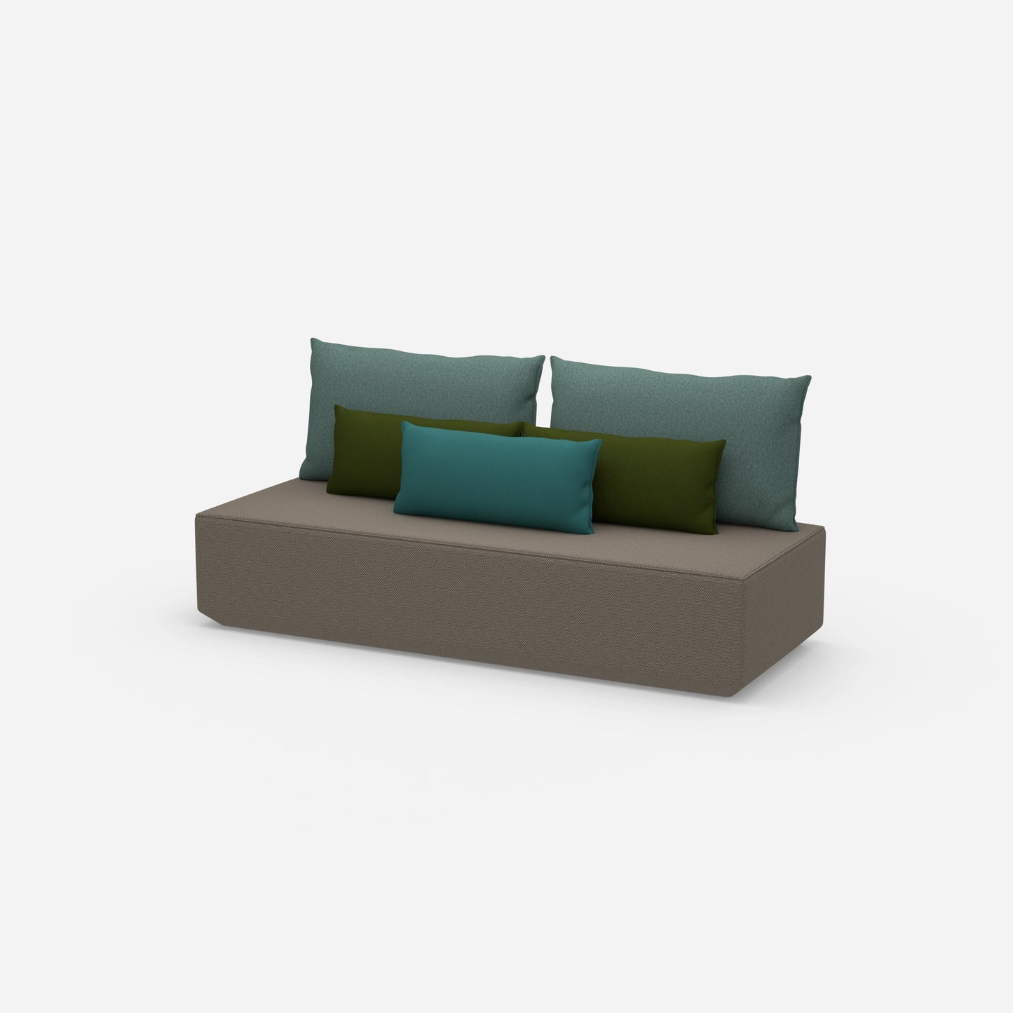 Schlafsofa Längsschläfer von der Seite