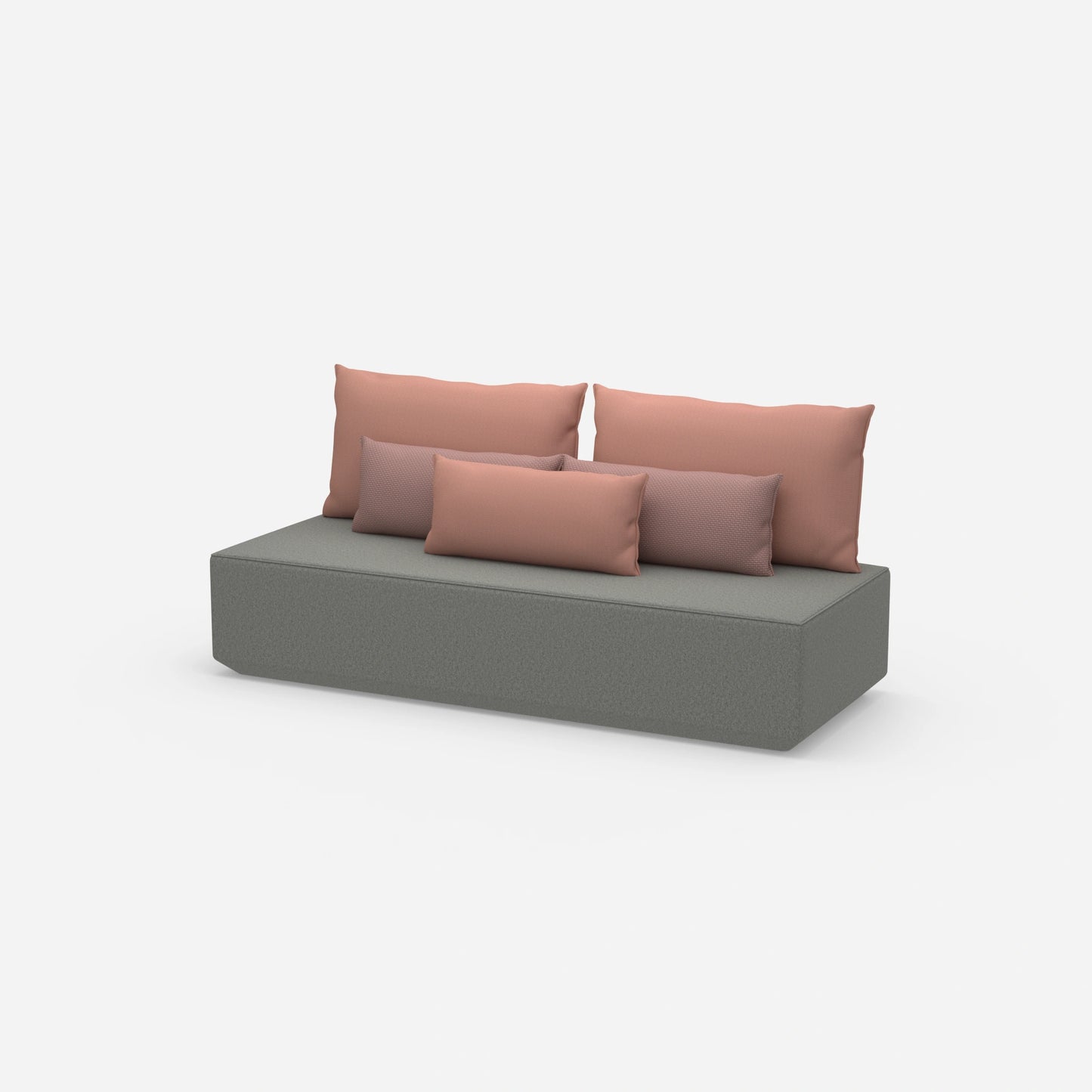 Schlafsofa Längsschläfer von der Seite