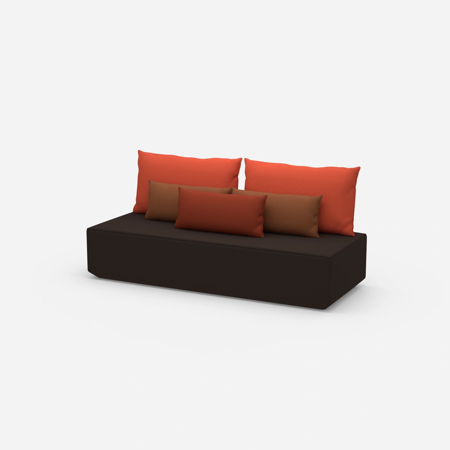 Schlafsofa Längsschläfer von der Seite