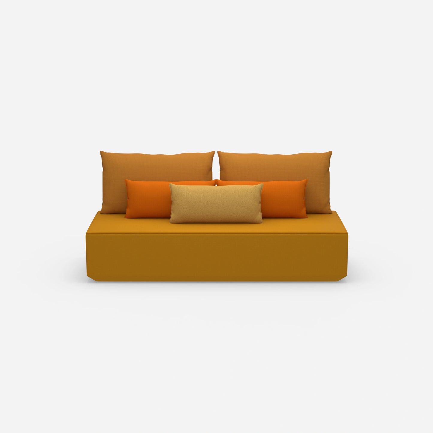 Schlafsofa Längsschläfer von vorne