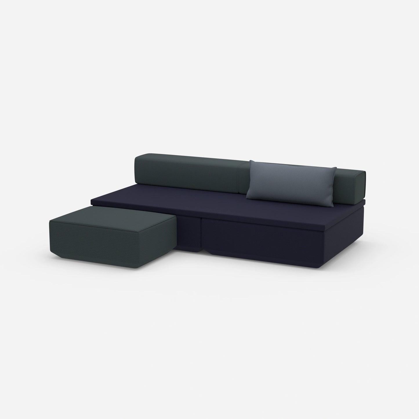 Schlafsofa Mini von der Seite