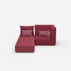 Schlafsofa mit Sessel von vorne