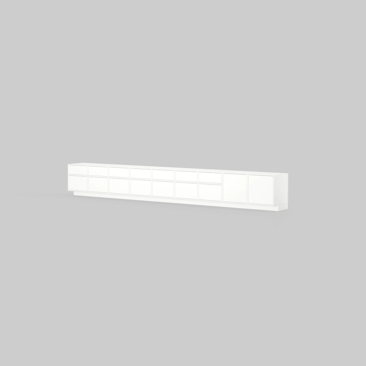 Schubladenregal RK1058 von der linken Seite