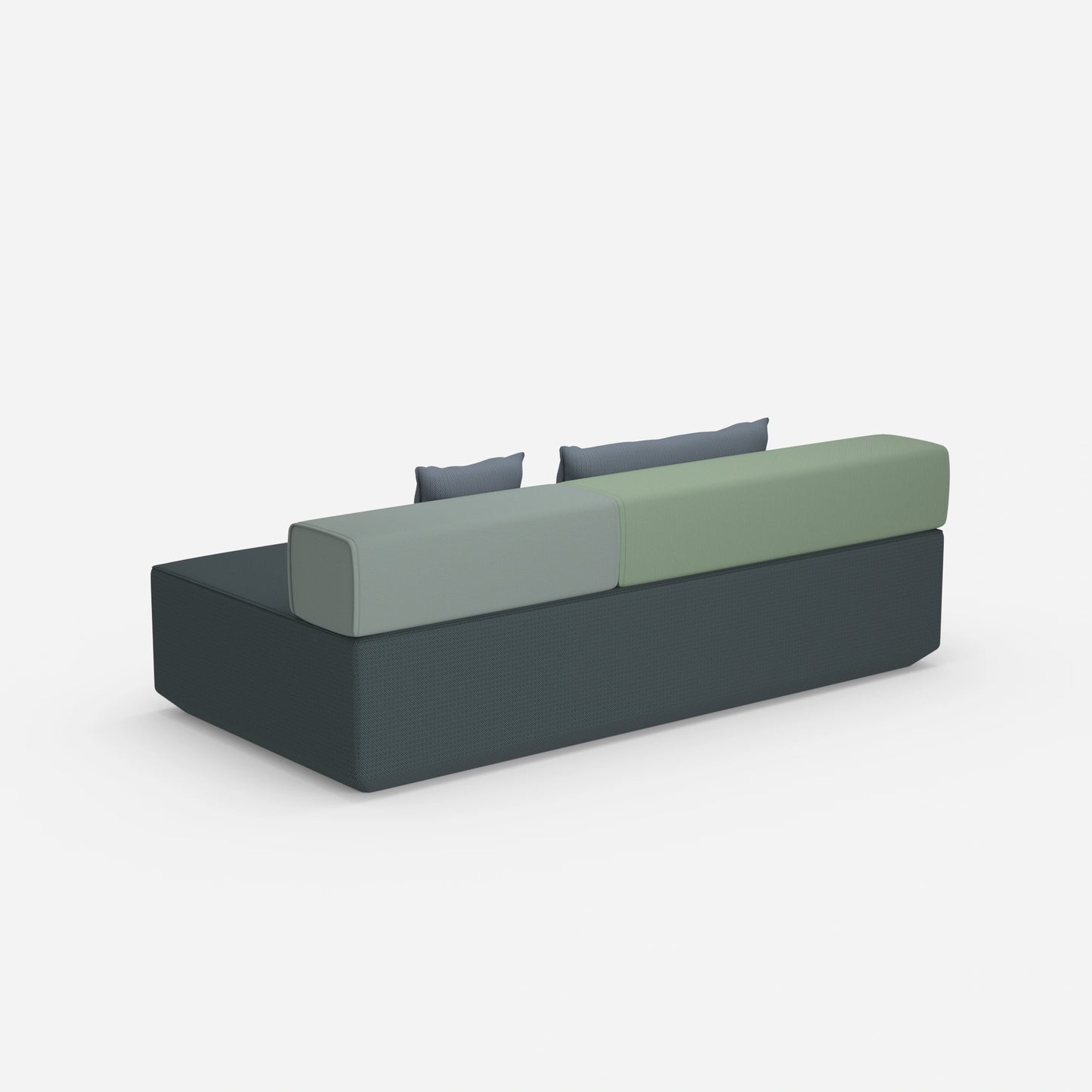 Single Schlafsofa von hinten
