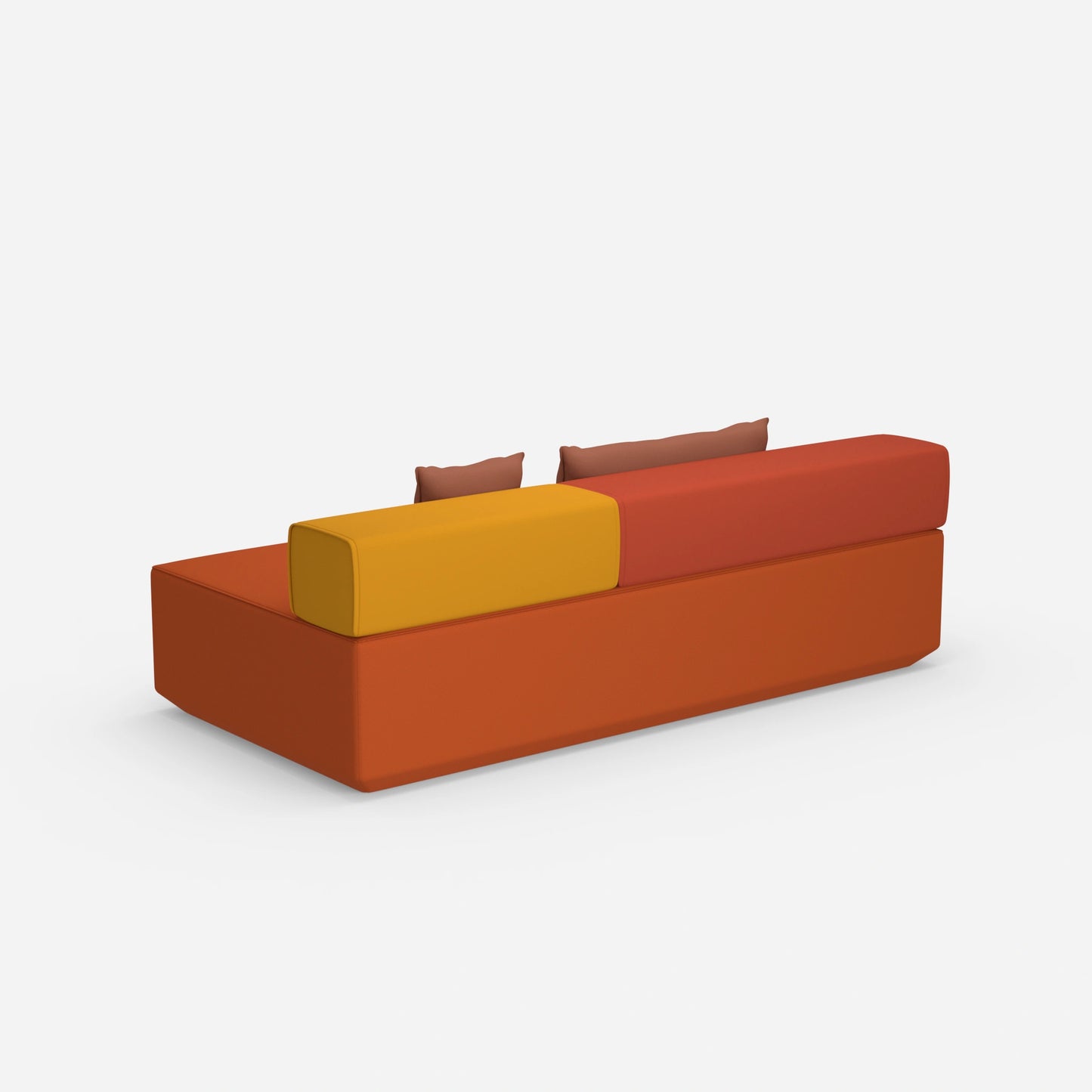 Single Schlafsofa von hinten