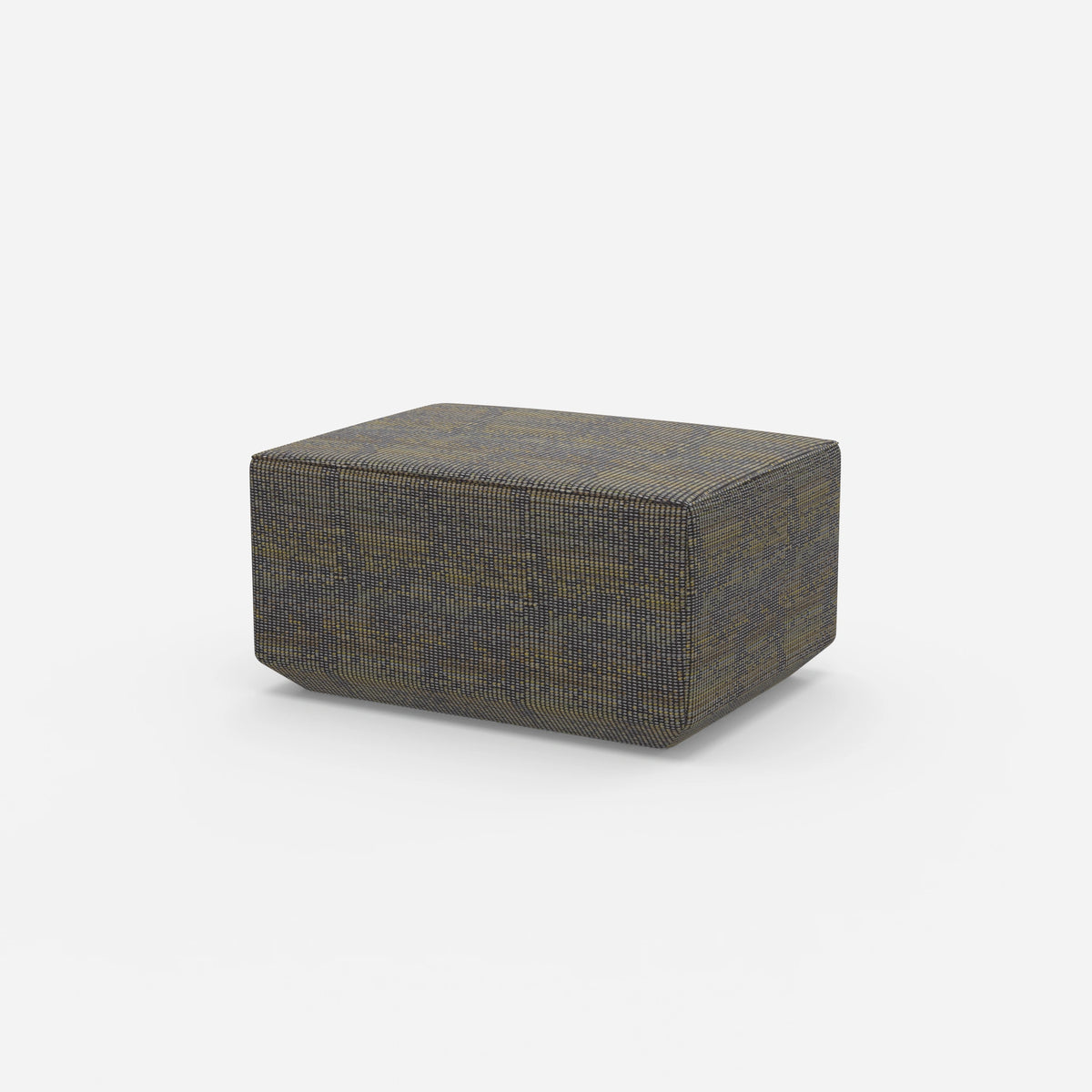 Sitzpouf in Grün von der Seite