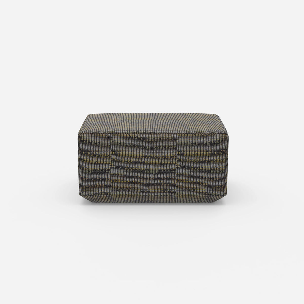 Sitzpouf in Grün von vorne