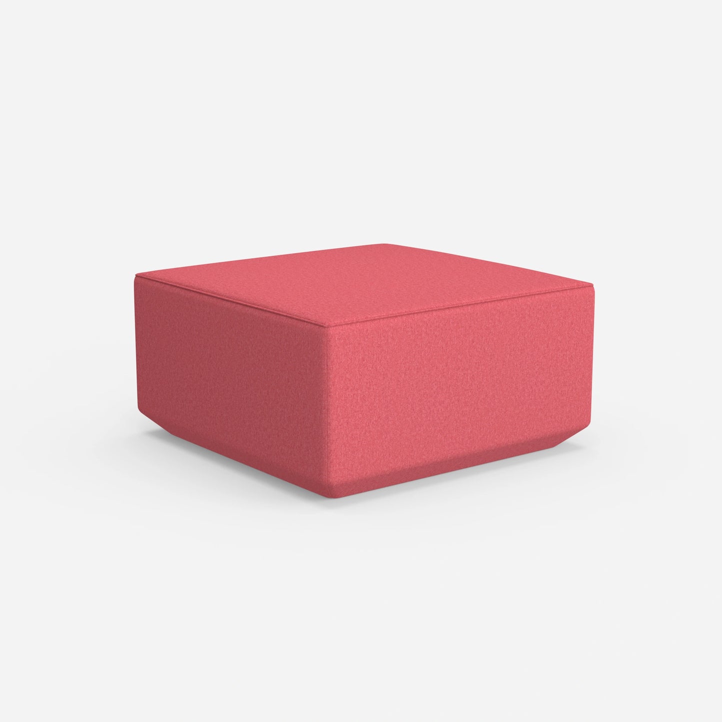 Sitzpouf pink von hinten