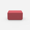 Sitzpouf pink von vorne